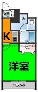 1Kの間取り画像