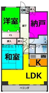 サクラ雪見レジデンス【3階】の間取り