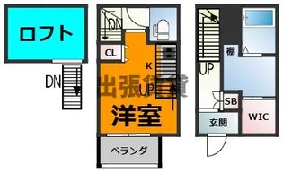 メゾン生駒町【1階】の間取り
