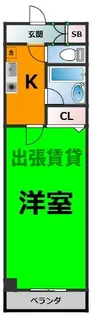 1Kの間取り画像