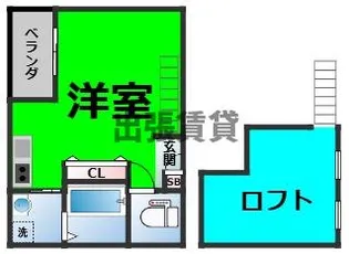 アソシエ21【1階】の間取り