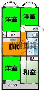 ロイヤルハウス【3階】の間取り