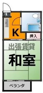 コーポ美紗【2階】の間取り