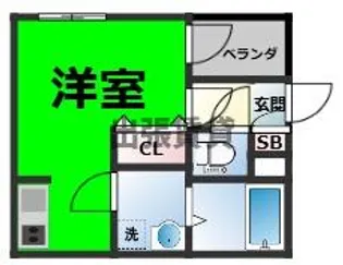 ハーモニーテラス稲生町Ⅱ【3階】の間取り