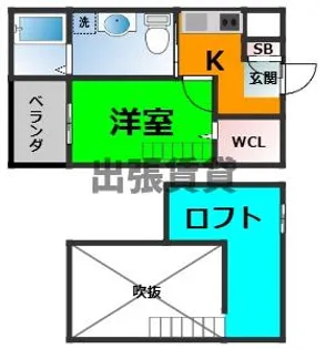 LaTerre庄内通【1階】の間取り