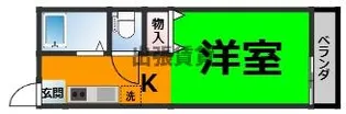 サンシティ鈴和A棟B棟【2階】の間取り