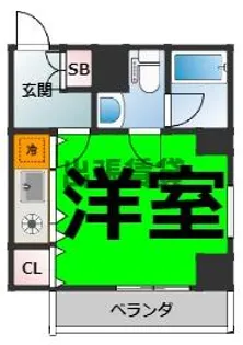 リヴシティ大須【3階】の間取り