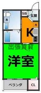 ロ・ハス千種【1階】の間取り