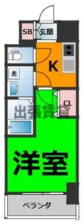 S-RESIDENCE浄心【8階】の間取り