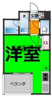 CITY SPIRE名古屋大須【8階】の間取り