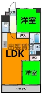 STビル【6階】の間取り