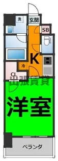 1Kの間取り画像