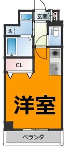 アルバ志賀本通【6階】の間取り