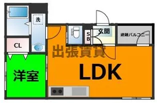 アウルテラス庄内緑地公園【1階】の間取り