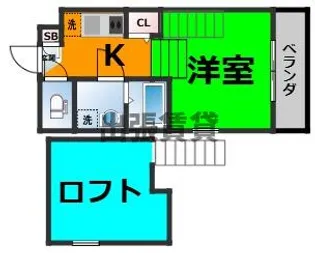 Orque D’or Kasatori【1階】の間取り