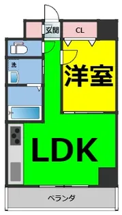 AHビル【4階】の間取り