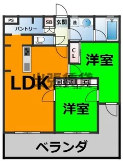 緑山舘【2階】の間取り