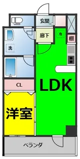 ヴェルジュコートI【5階】の間取り