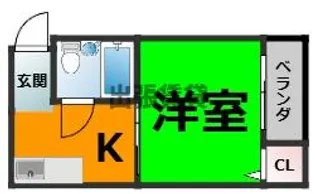 パラシオン彩【2階】の間取り