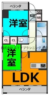 S-RESIDENCE亀島駅前blaze【11階】の間取り