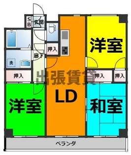 カーサ本山【4階】の間取り