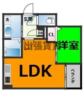 Jack biwajimaⅢ【2階】の間取り