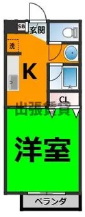 サンブライト城西【1階】の間取り