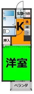 セジュール八事【1階】の間取り