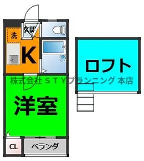 クレアール塩釜【2階】の間取り