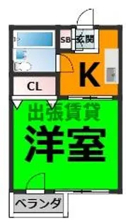 中西ビル【3階】の間取り