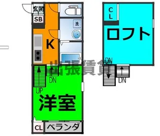 LUNAFORZA新守西【2階】の間取り
