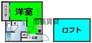 アルディア南川【1階】の間取り