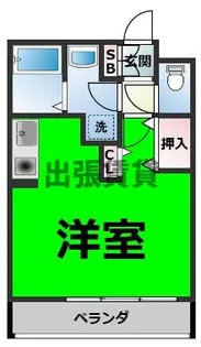 アブレスト原【9階】の間取り