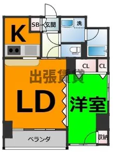 アーバン伏見【2階】の間取り