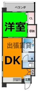 シティライフ栄【6階】の間取り