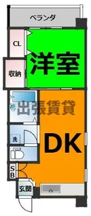 シティライフ栄【7階】の間取り