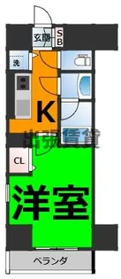 ロイヤルピジョンライズ【8階】の間取り
