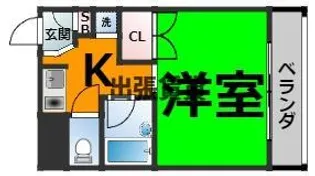 TOWNみやび【2階】の間取り