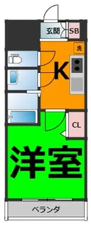 アステリ鶴舞トゥリア【7階】の間取り