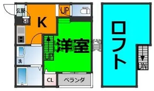 VILLA CLELIA【1階】の間取り