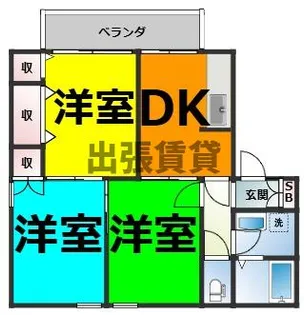 セジュールINOU【2階】の間取り
