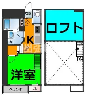 Creo Baker庄内通【2階】の間取り