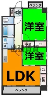 サンヒルズ高田【6階】の間取り