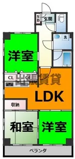 ハートインYASUI【4階】の間取り