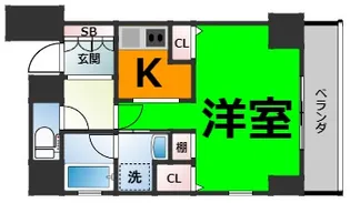 CASSIA車道【2階】の間取り