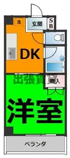 メゾン名城【4階】の間取り