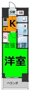 S-RESIDENCE志賀本通North【3階】の間取り