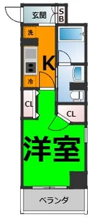 フレールコート東別院【4階】の間取り