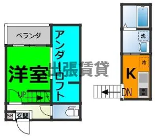 ミューズ【2階】の間取り