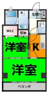 アルカディア【1階】の間取り